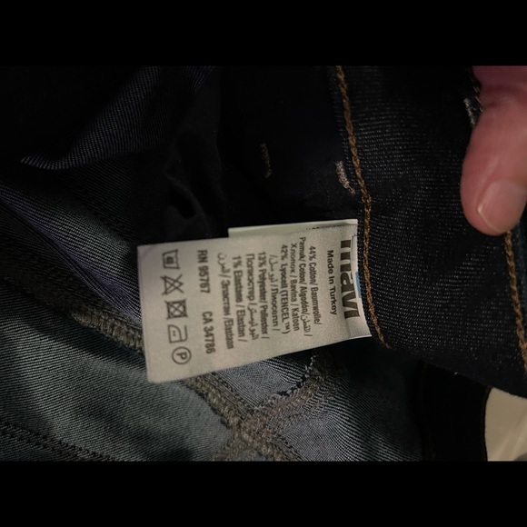 Mavi Kendra High-Rise Straight Leg Dark Rinse Jeans Sz 34/30 - Picture 7 of 11